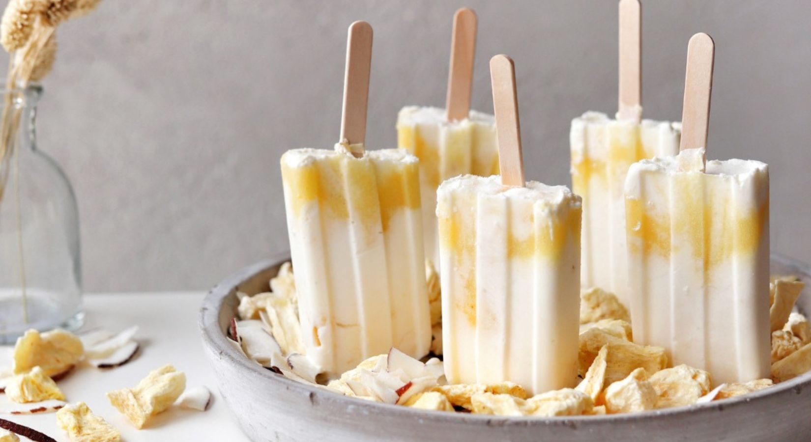 Ananas-Kokos Popsicles