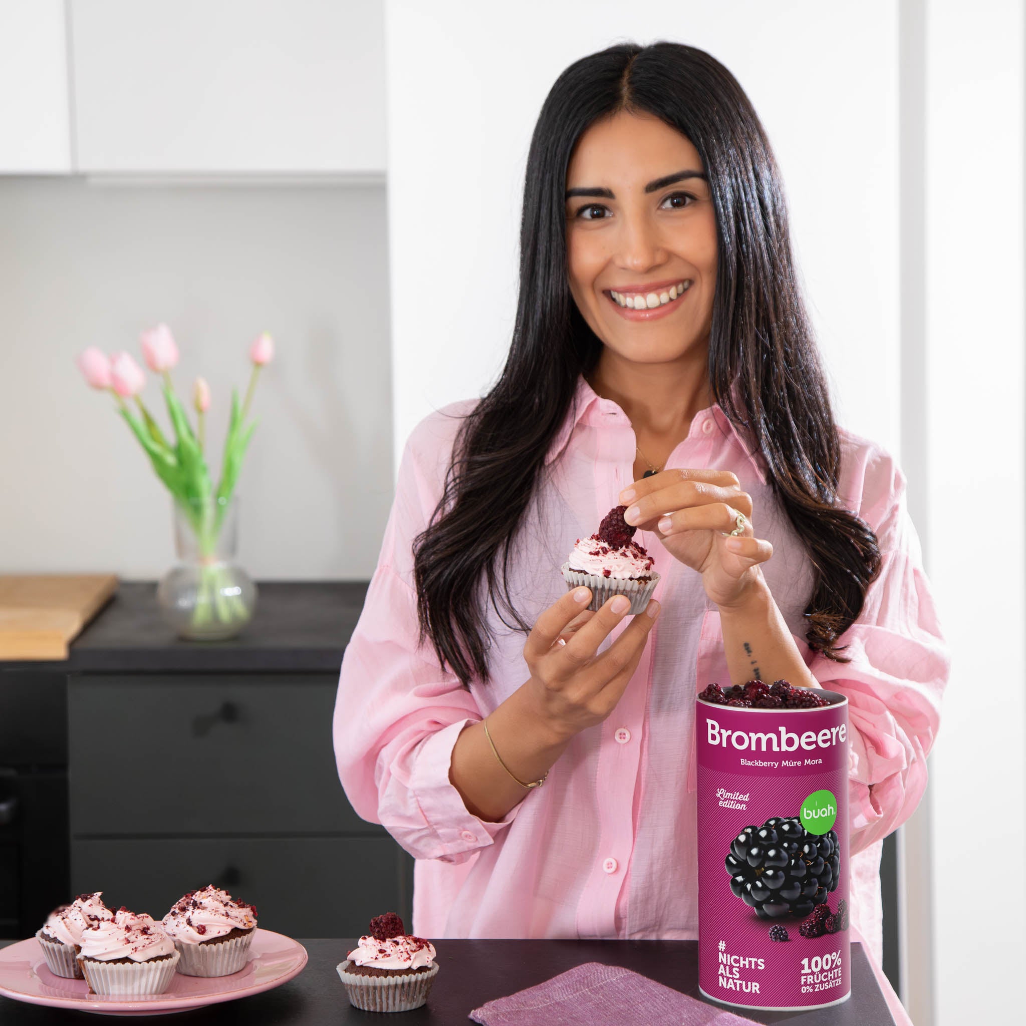 Gevriesdroogde bramen