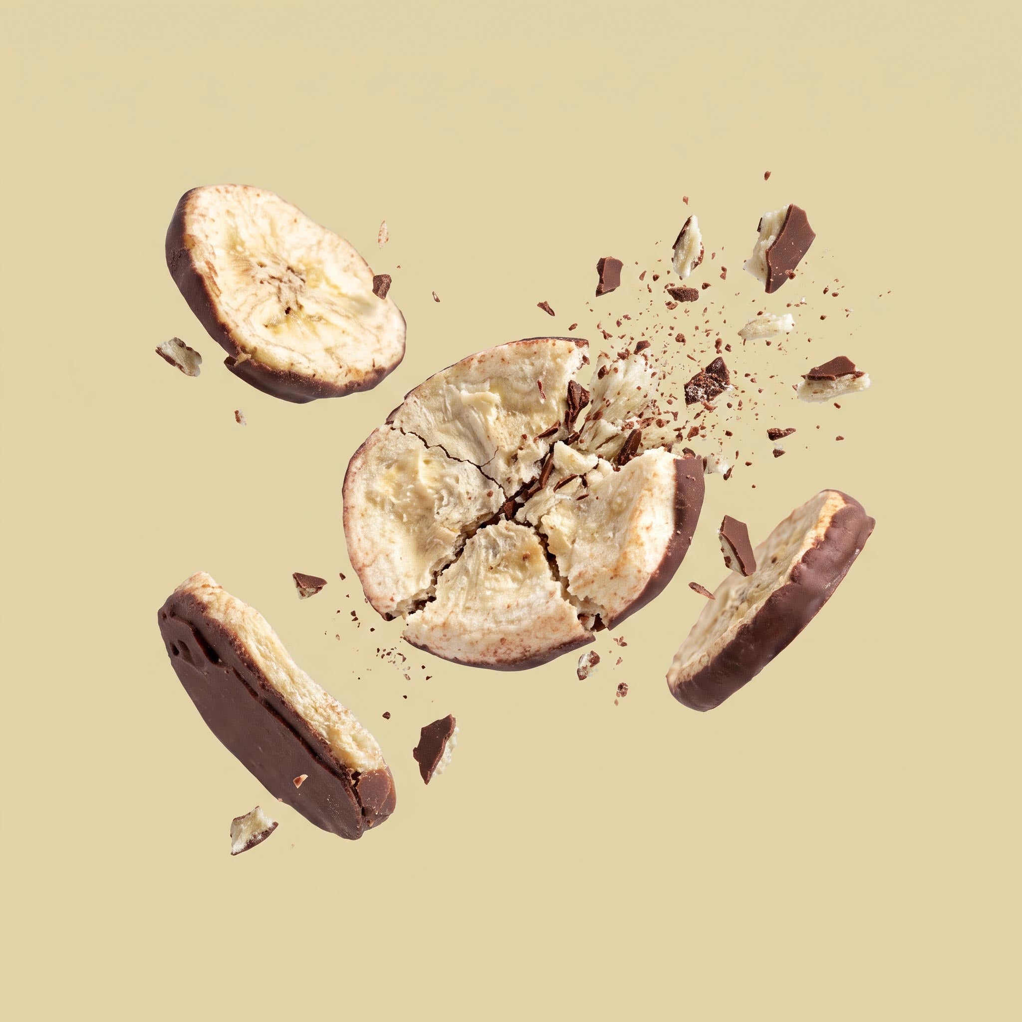 Gevriesdroogde banaan & cacao