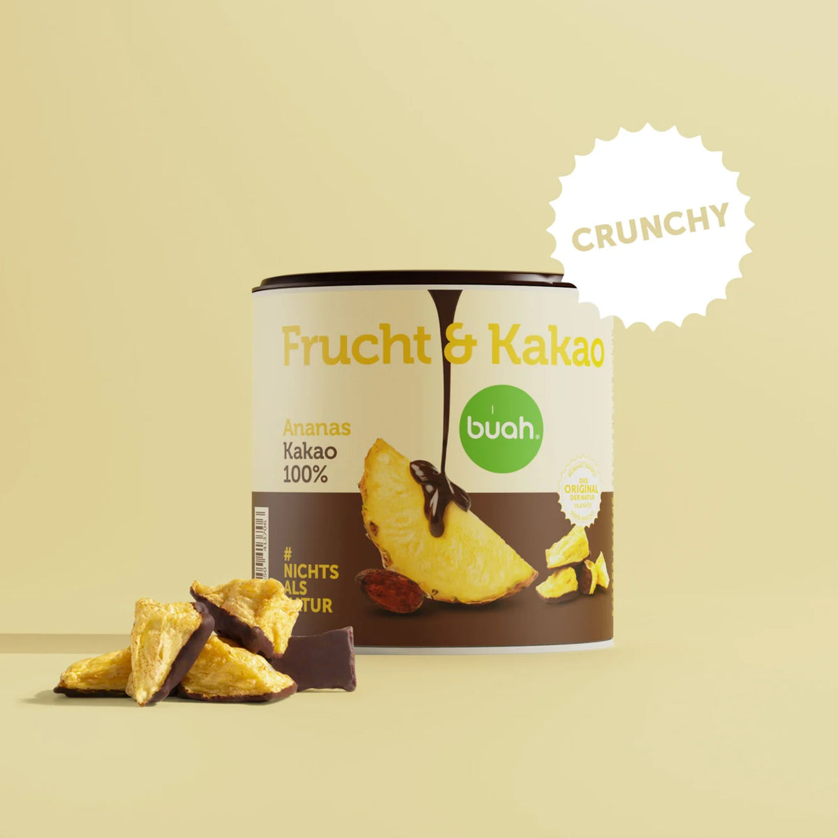 Gevriesdroogde ananas & cacao