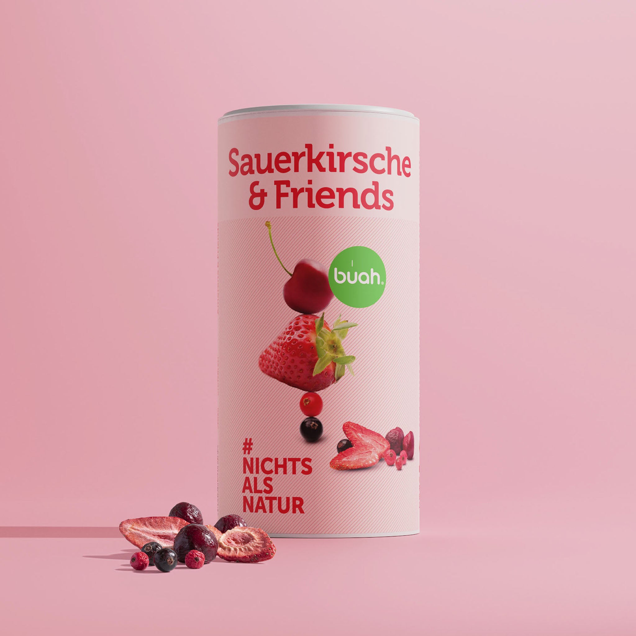 buah Mischung Sauerkirsche & Friends in der grossen Dose