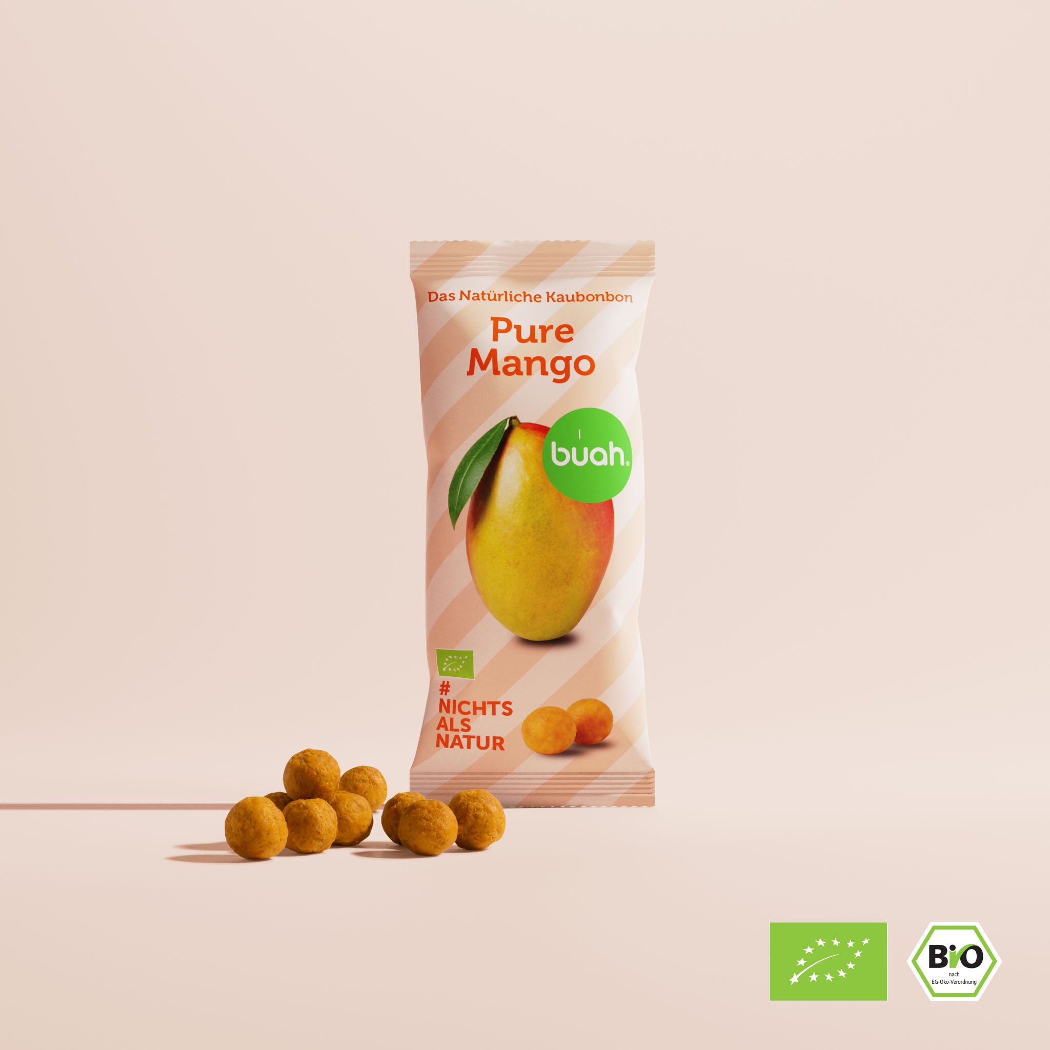 Biologische mango-blissballs