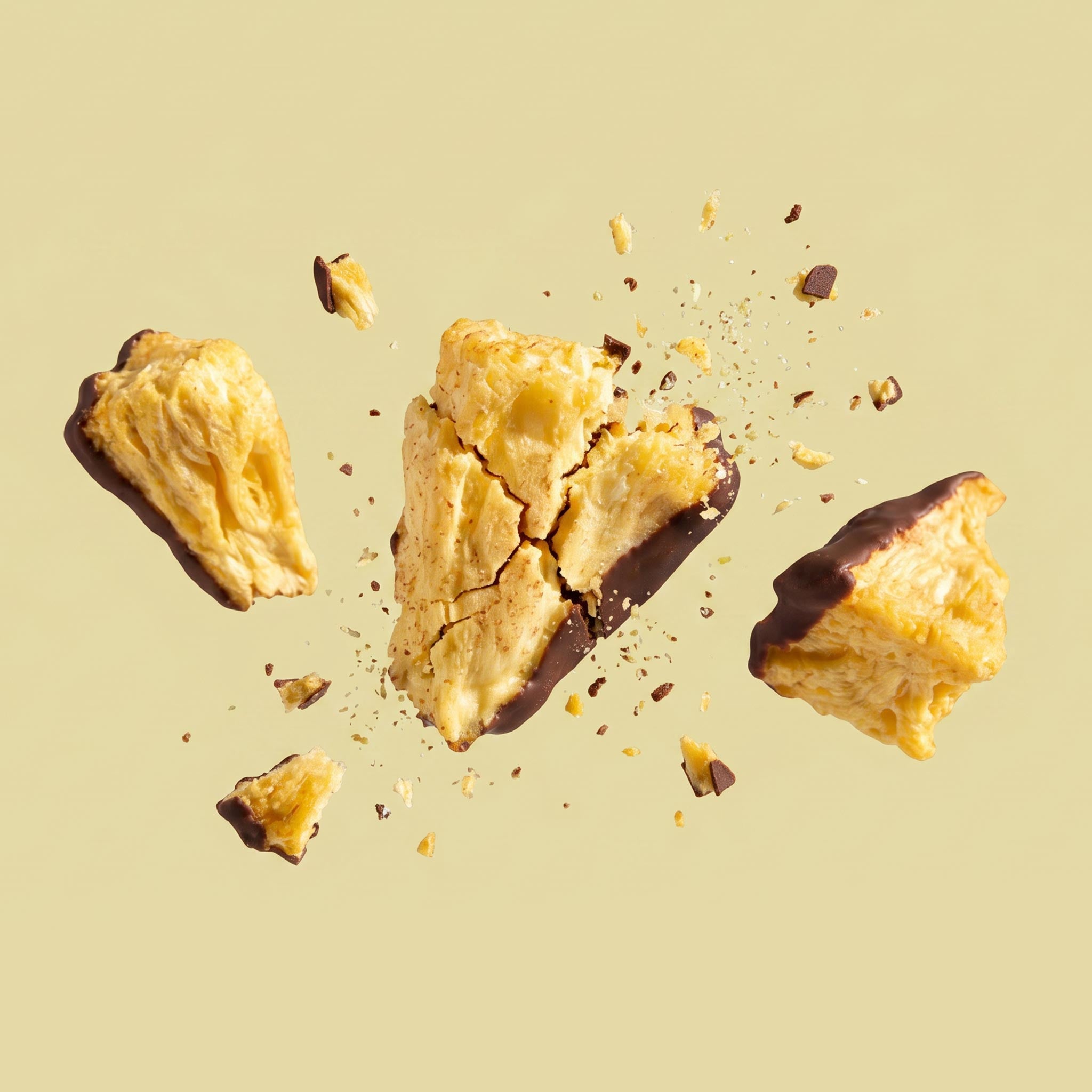 Gevriesdroogde ananas & cacao